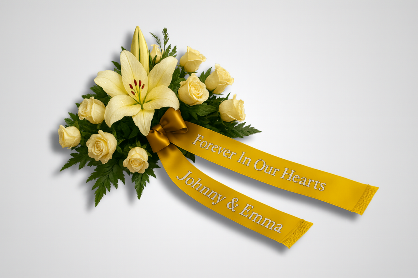 Bouquet-Band mit Druck