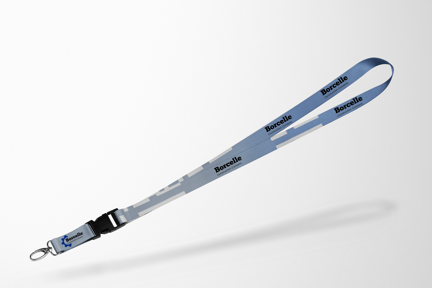 A photo of ID Lanyard with custom lock from JM Band®. Purchase Lanyards with Breakaway here.