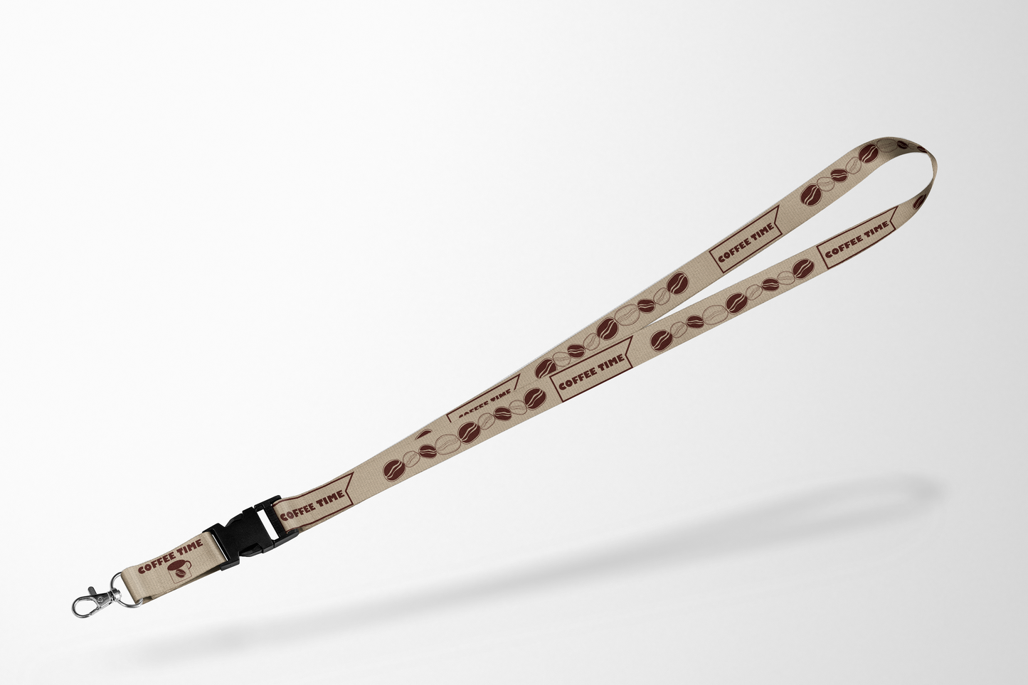 A photo of Cotton Lanyard with Print from JM Band®. Purchase Lanyards with Quick-Release + Breakaway here.