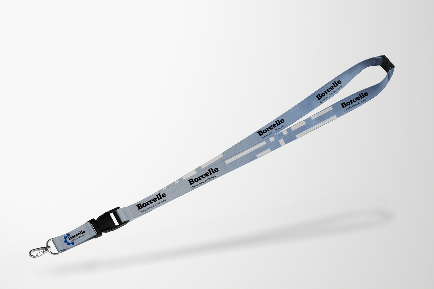 A photo of ID Lanyard with custom lock from JM Band®. Purchase Lanyards with Quick-Release here.