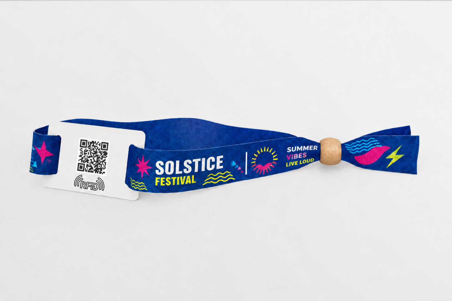 RFID-Stoffarmbänder mit Aufdruck