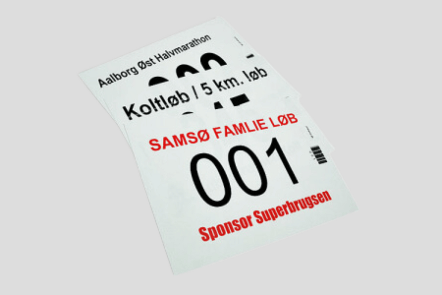 Bib Numbers with Print Race number JM Band®