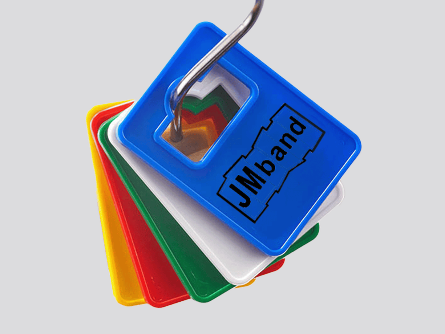 Plastic Cloakroom Numbers D 100 Pcs with Print Tickets JM Band®