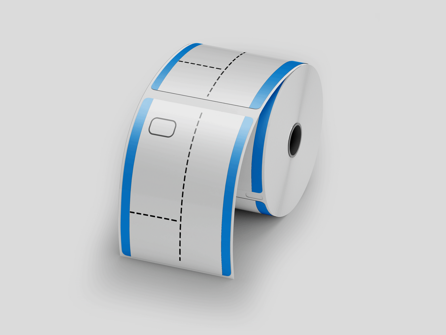 3-Part Thermal Cloakroom Tickets in Roll Tickets JM Band® 1 Blue