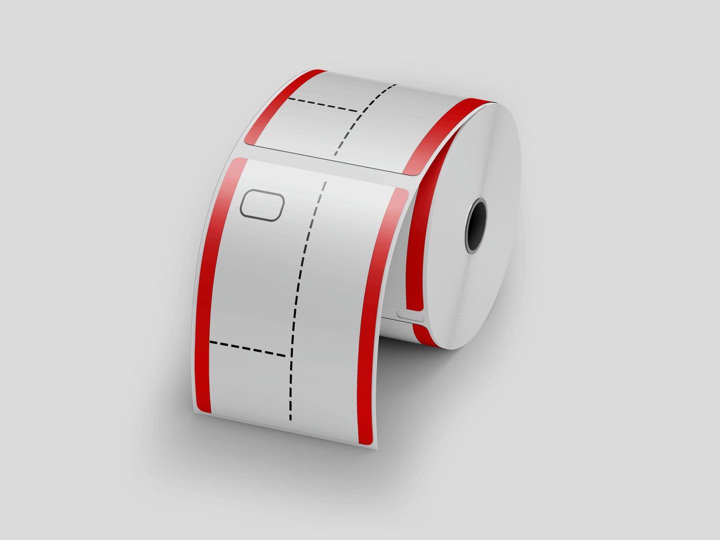 3-Part Thermal Cloakroom Tickets in Roll Tickets JM Band® 1 Red