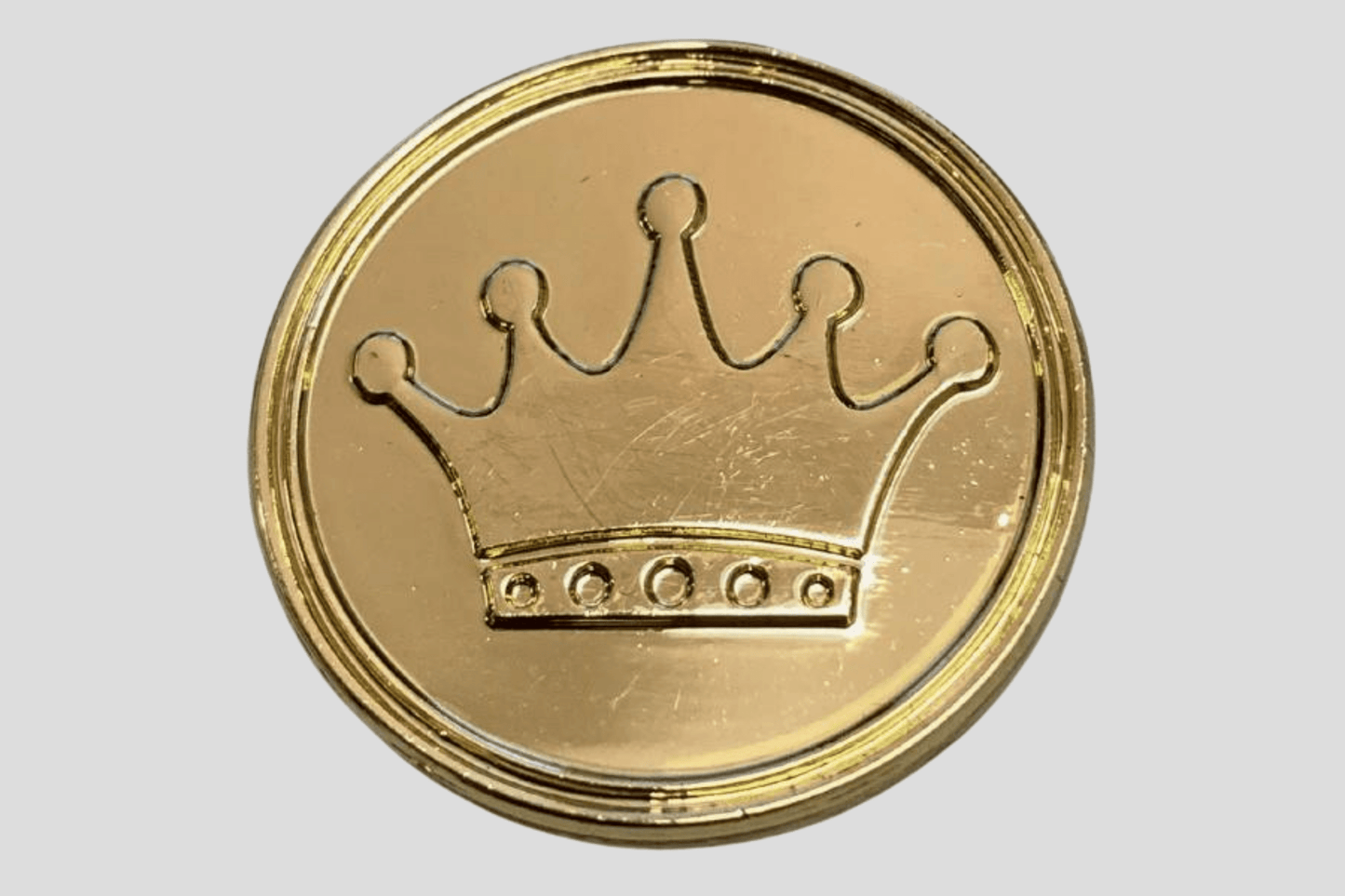 Embossed Metal Tokens in Stock Tokens JM Band® 1 20.5 mm