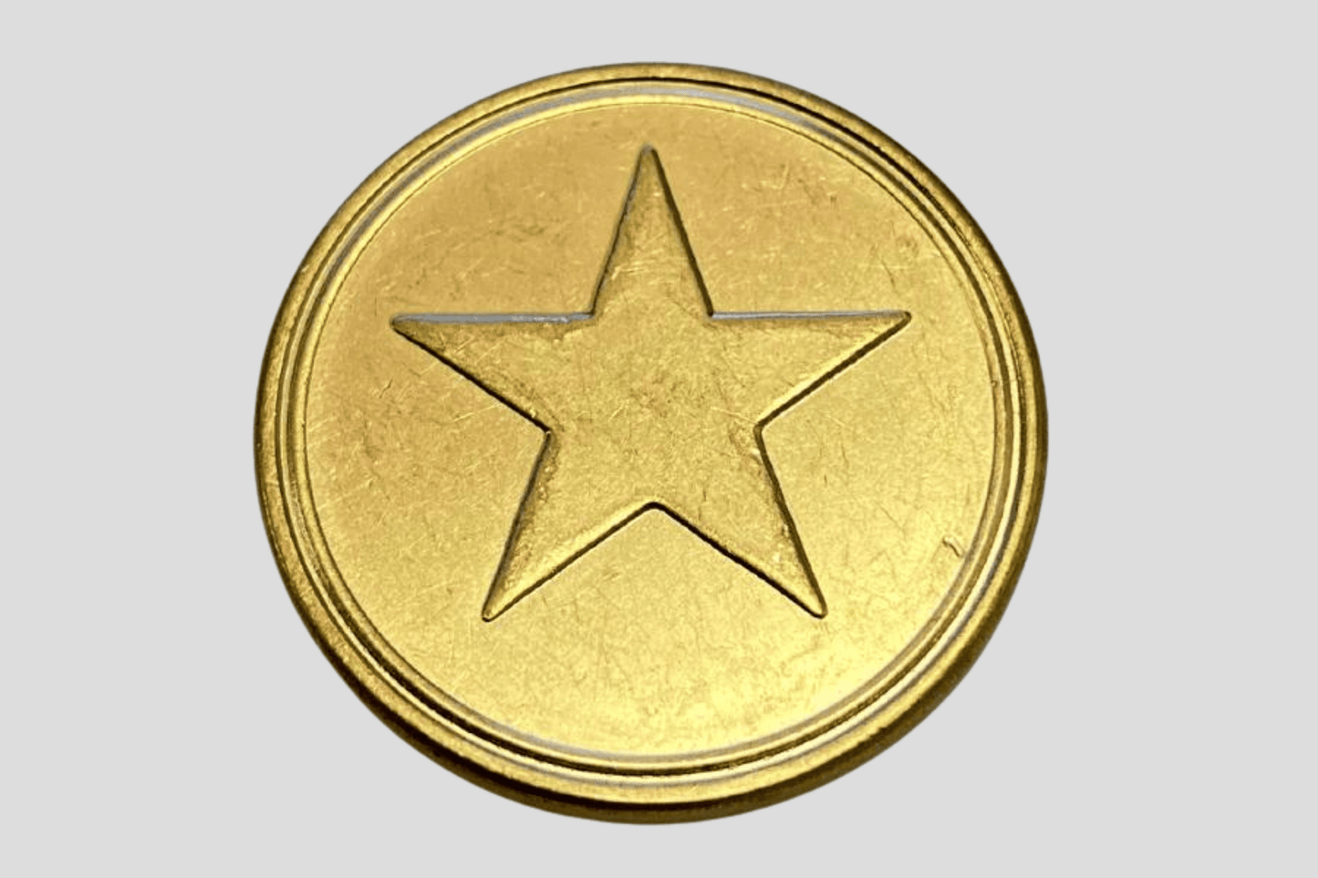Embossed Metal Tokens in Stock Tokens JM Band® 1 23.35 mm