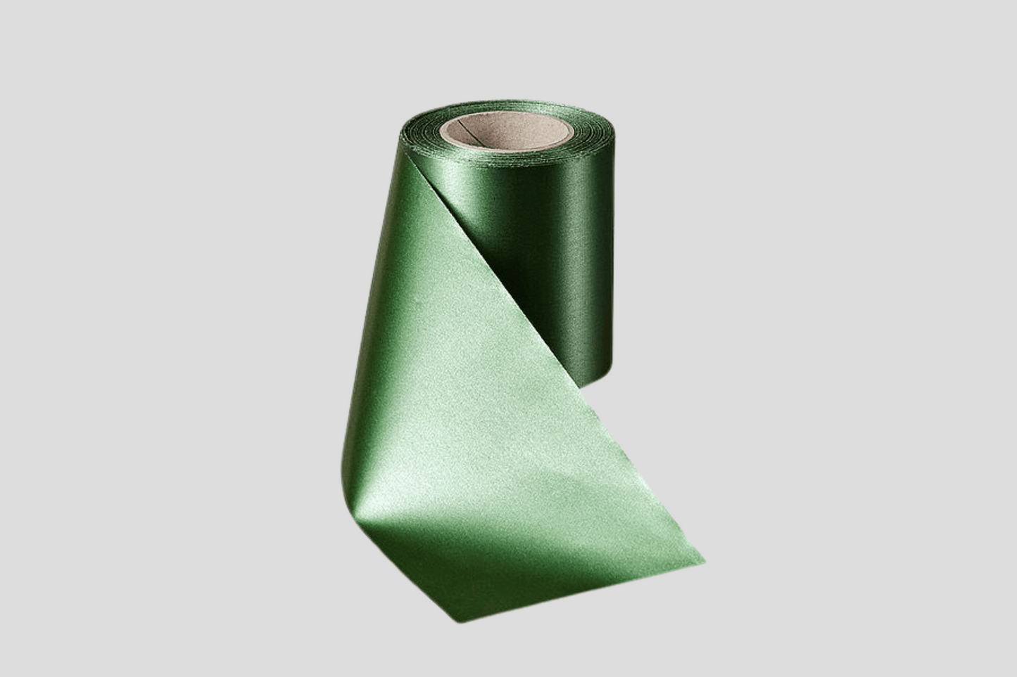 ECO Satin Sashes without Print Ribbon JM Band® 1 Brand Green