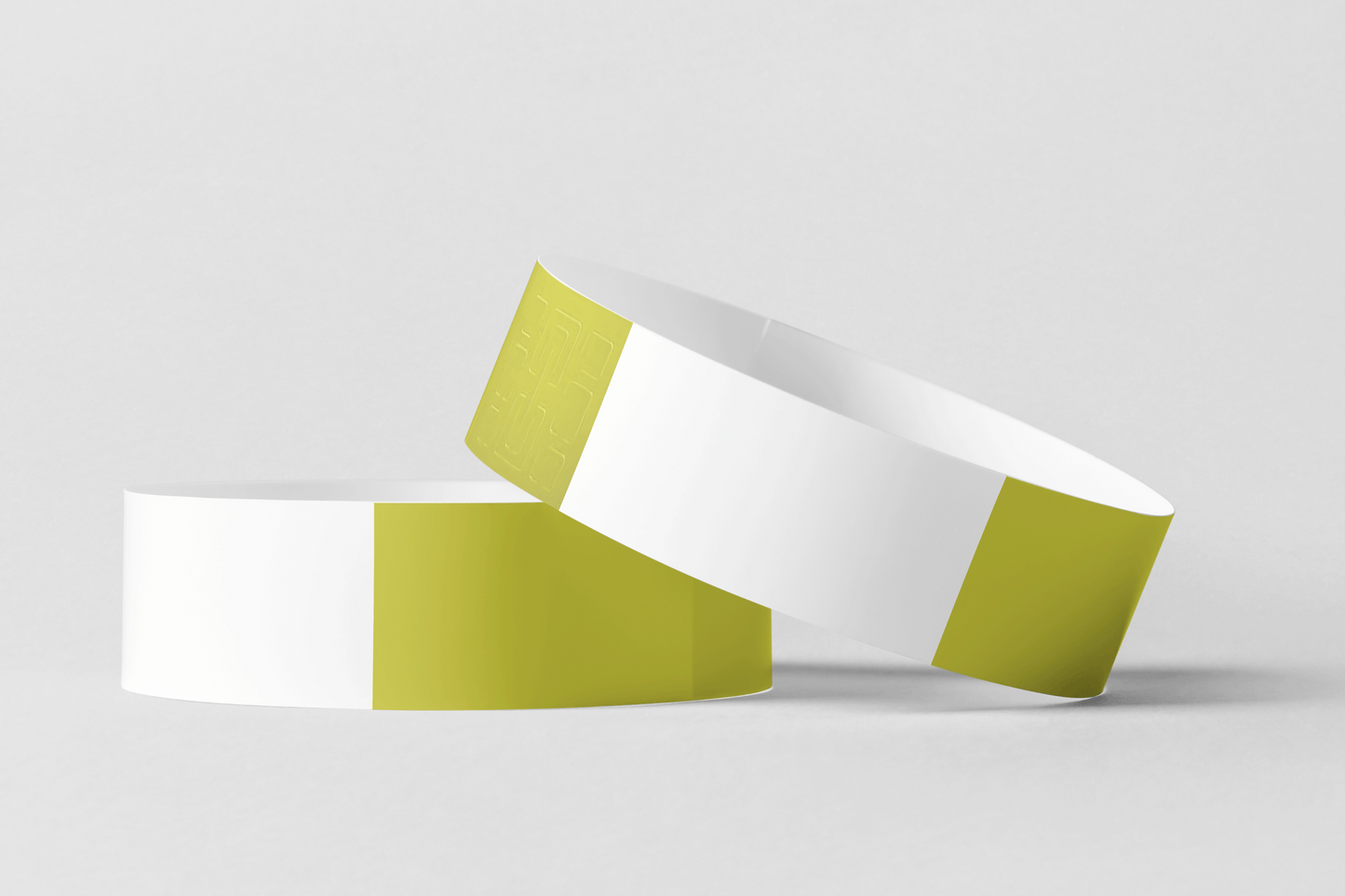 Thermal Wristbands in Roll Vinyl Wristbands JM Band EU 1 Yellow