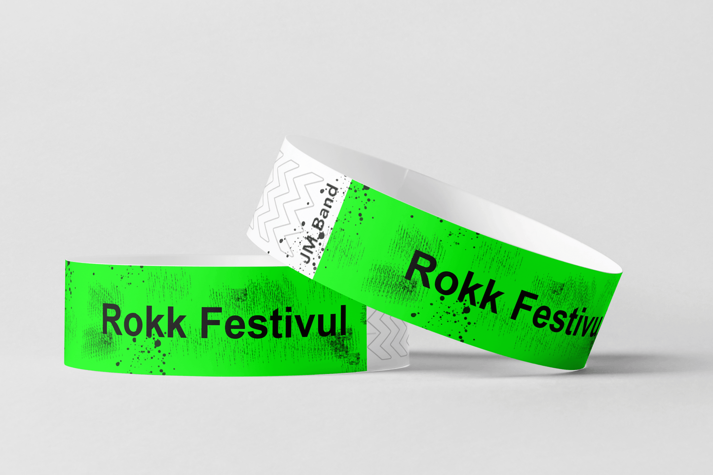 Paper Wristbands - Error Print Paper wristbands JM Band®