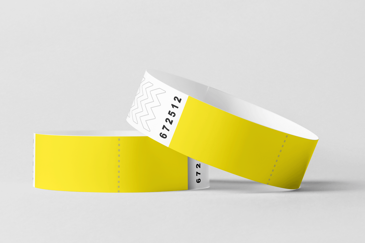 Paper Wristbands With Coupon Paper wristbands JM Band EU 10 Yellow