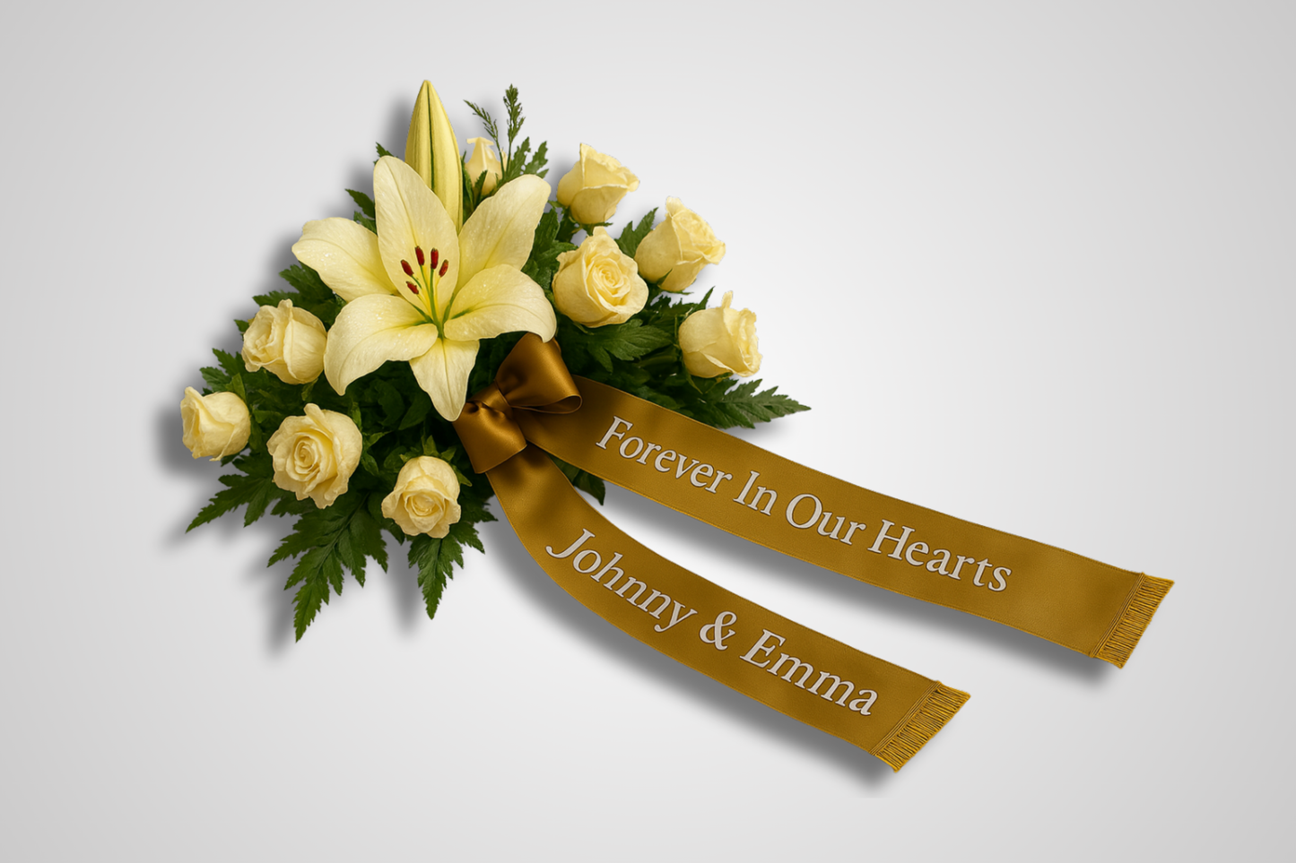 Bouquet-Band mit Druck