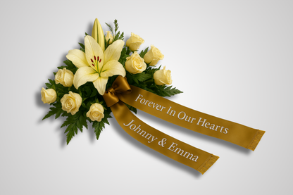 Bouquet-Band mit Druck