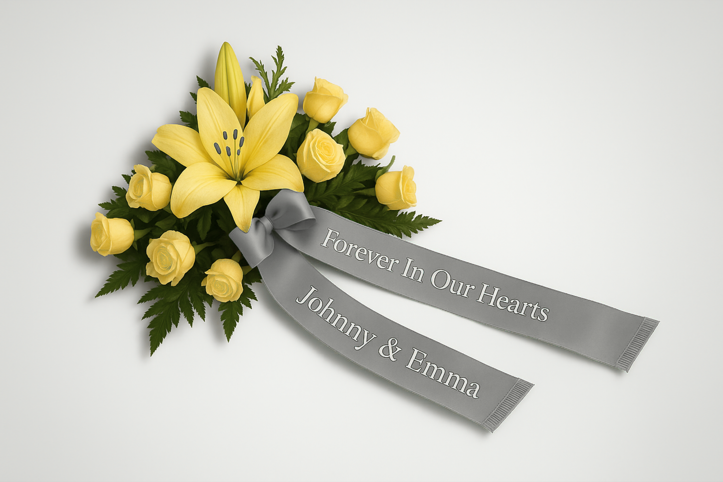 Bouquet-Band mit Druck