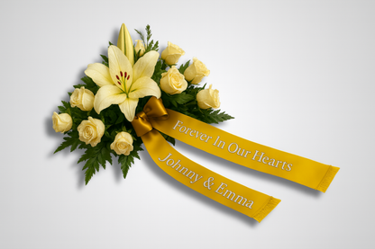 Bouquet-Band mit Druck