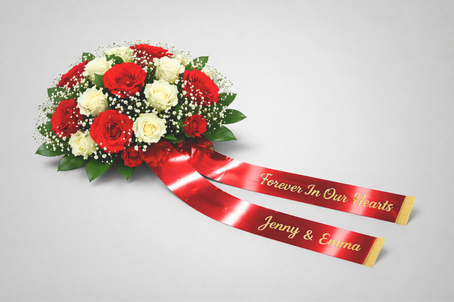 Bouquet-Band mit Druck