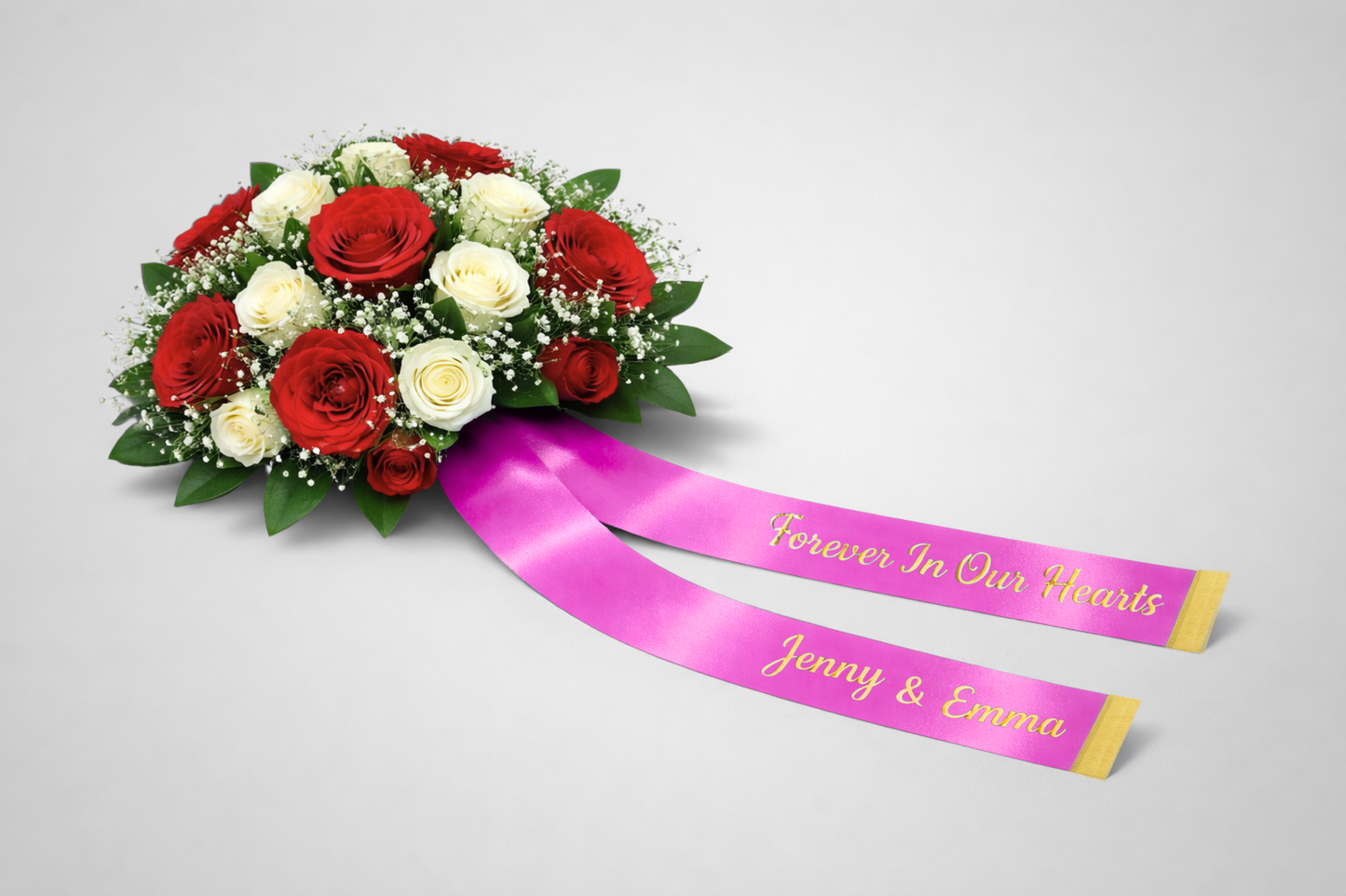 Bouquet-Band mit Druck