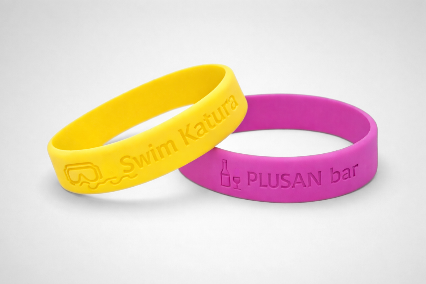 Geprägte Silikonarmbänder Silikonarmbänder JM Band®