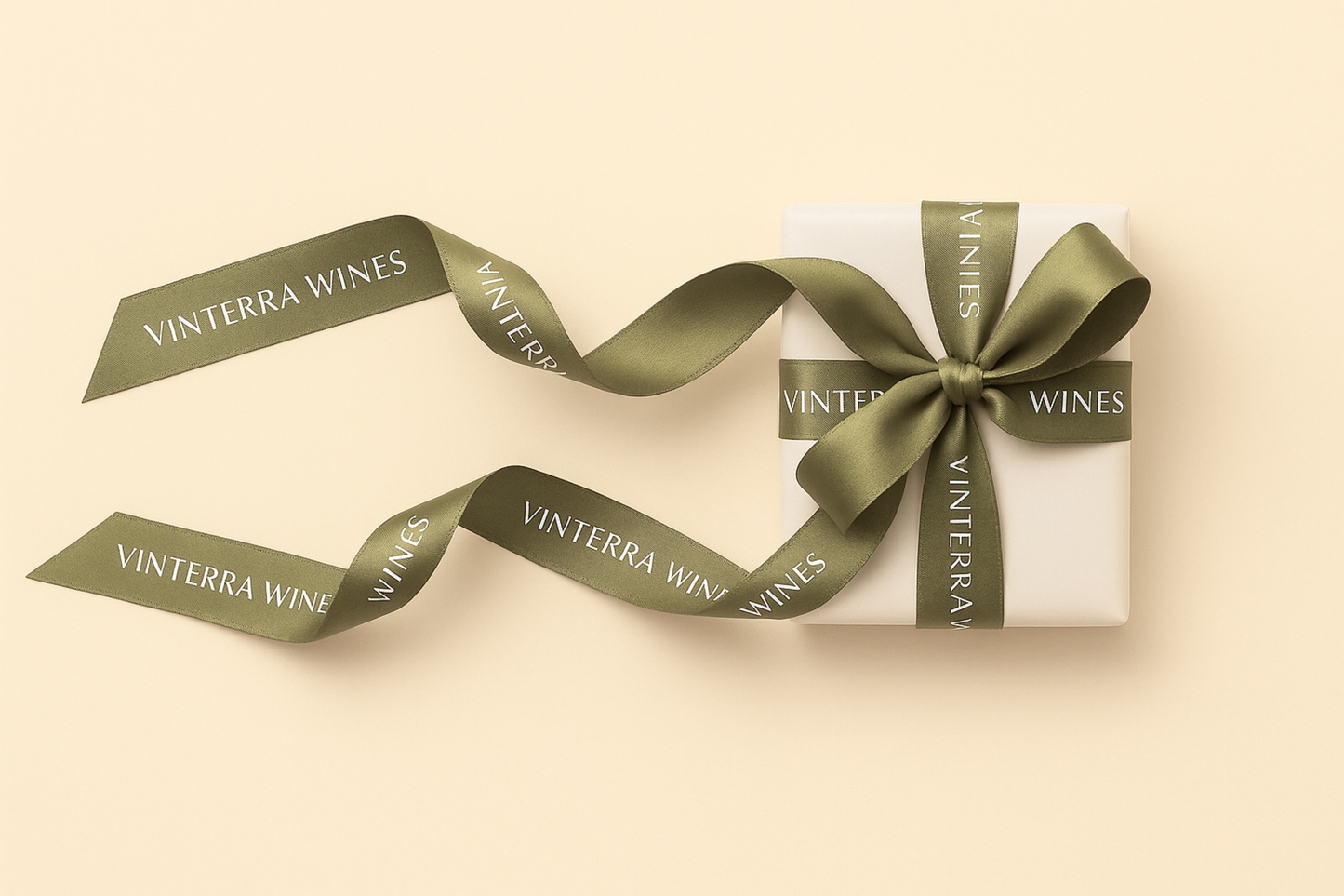 Eco-Satin-Geschenkband mit Druck