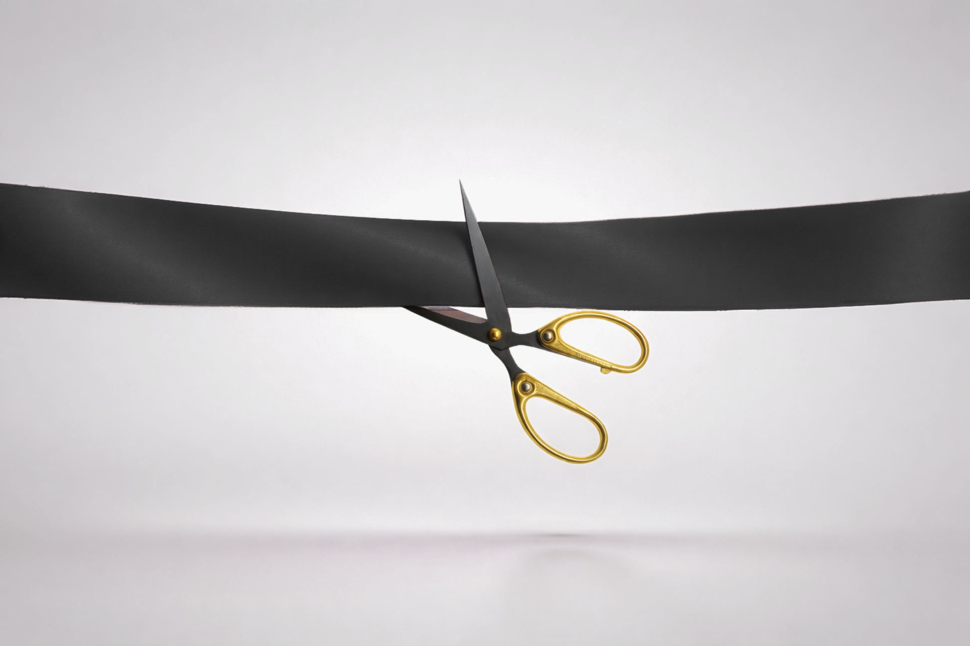 Einweihungsband aus schwarzem ECO-Satin ohne Aufdruck von JM Band®.