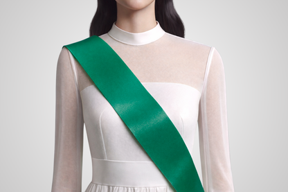 Grüne Schärpe ohne Aufdruck von JM Band®.