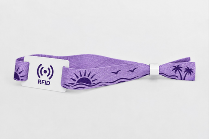 RFID-Armbänder aus Bambusgewebe mit Druck