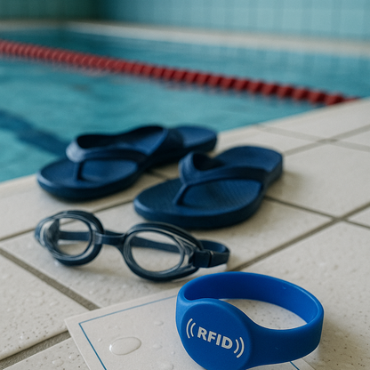 A photo of RFID Silicone Wristbands with Fudan FM 1108 from JM Band®. Purchase Silicone wristbands in 6 mm here.