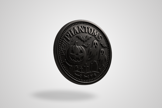 Schwarze Metall-Tokens