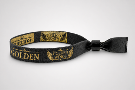 Festival-Armbänder mit metallischem Faden gewebt