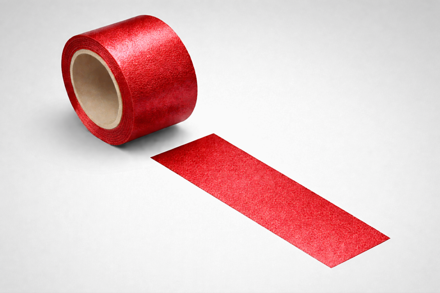 Breites Geschenkband in metallischem Rot von JM Band®.